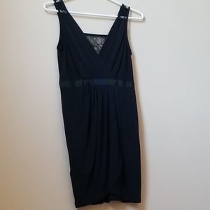 BCBGeneration Lace Detail Black Mini Dress. NWT.